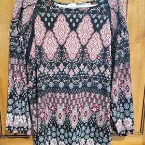 Dress Barn Women's Plus Size 3/4 Sleeve Top